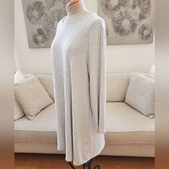 Style & Co Plus Size Ribbed-Knit Dress sz 3x - Picture 4 of 11